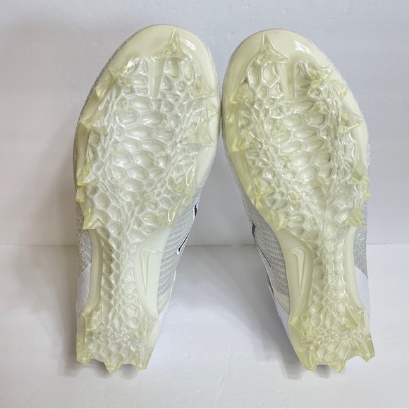 Jordan Alpha Menace Elite 2 White Flyknit Football Cleats Size 14 CV1664-103 - Picture 6 of 9